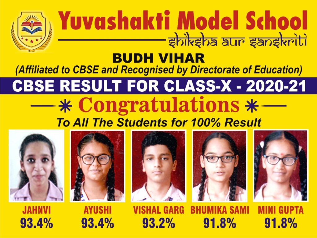 CBSE Results – YMS Budh Vihar